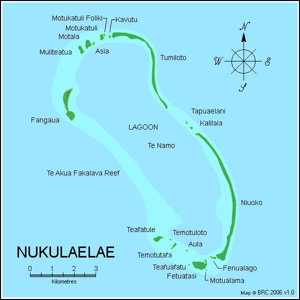 tuvalu Iles carte